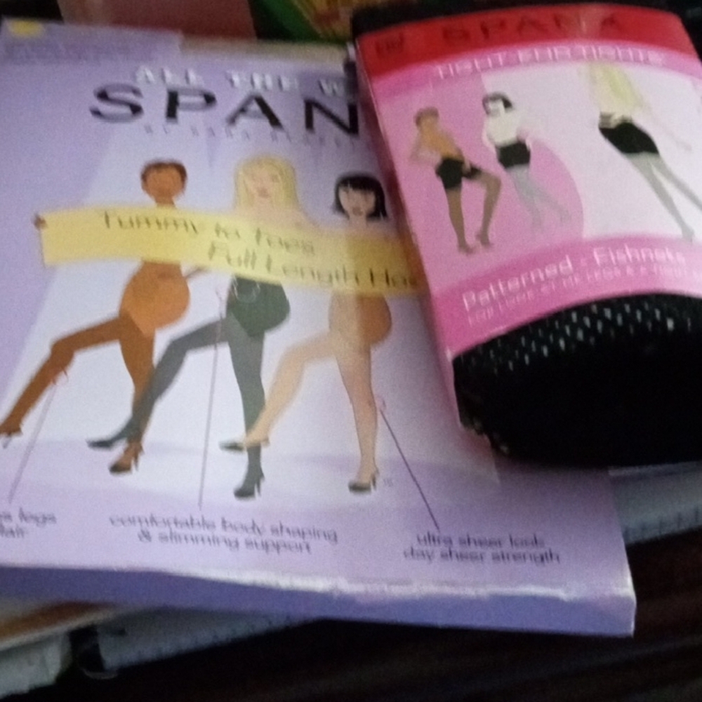 SPANX Fishnet Tights with Pattern